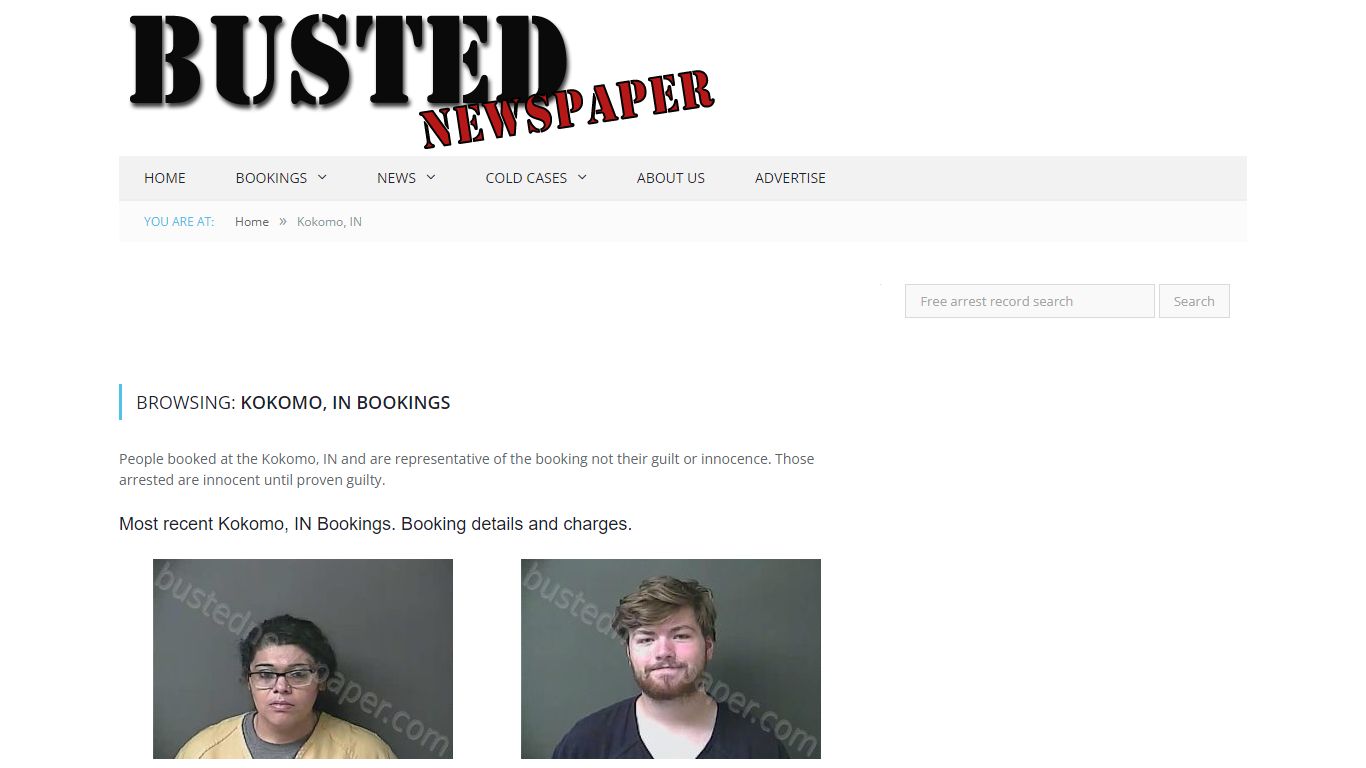 Kokomo, IN Mugshots - BUSTEDNEWSPAPER.COM